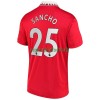 Maillot de Supporter Manchester United Sancho 25 Domicile 2022-23 Pour Homme